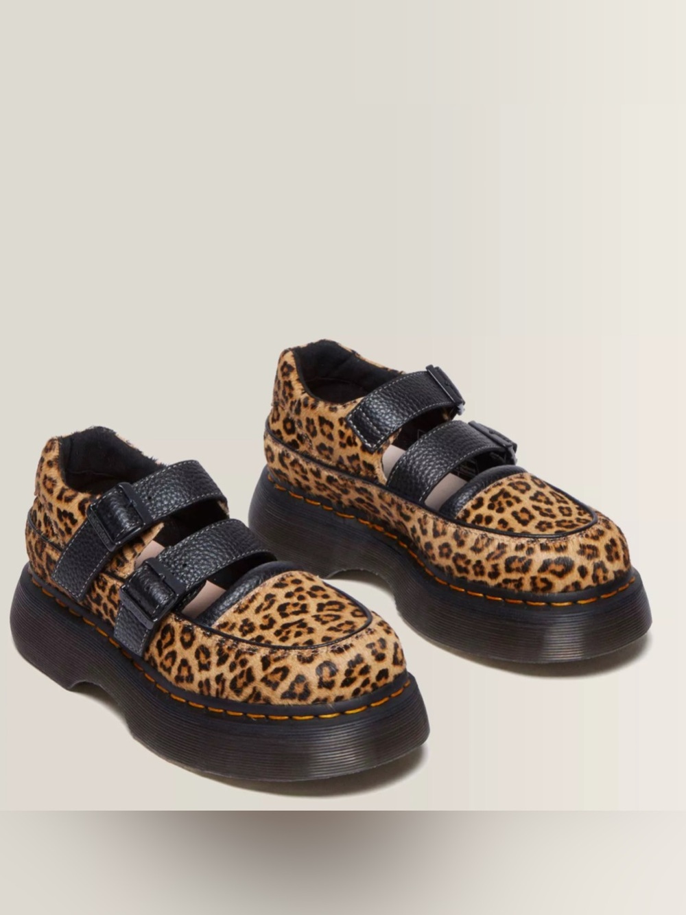 Dr.Martens Buzz Leopard Mary Janes
Size 8